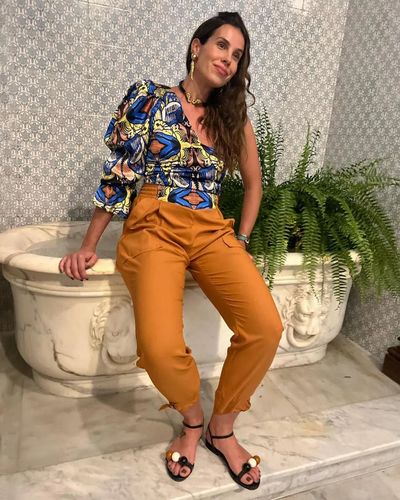 Calça Polina Mostarda