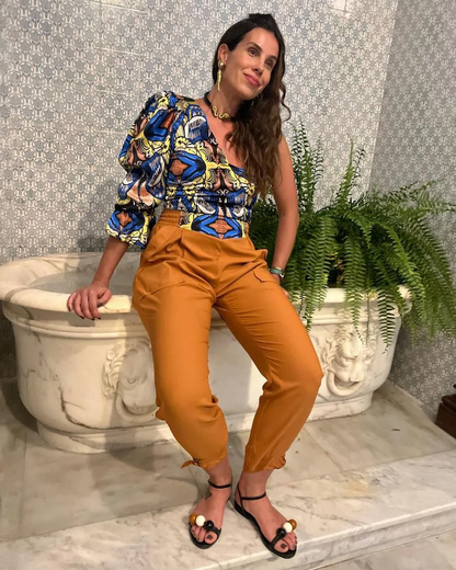 Calça Polina Mostarda