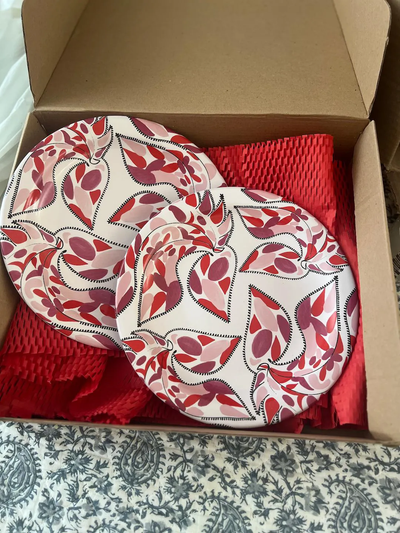 Prato Raso - Estampa Rosa